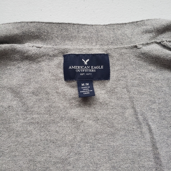 American Eagle Outfitters Gray Cardigan Size M - Picture 4 of 4